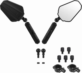 Motorcycle Mirrors,Esploratori Motorcycle Adventure Rear View Mirror Upgrade Adjustable With 7/8" Handlebar Mount and 8/10MM Screws Compatible with Street Dirt Bike Scooter Moped ATV
