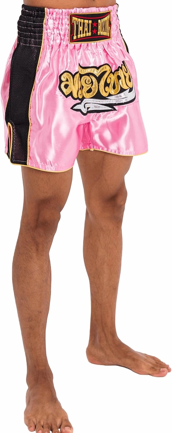 Muay Thai Shorts for Men Women Slim Cut MMA Boxing Shorts Training Kickboxing Clothing Martial Arts Trunks