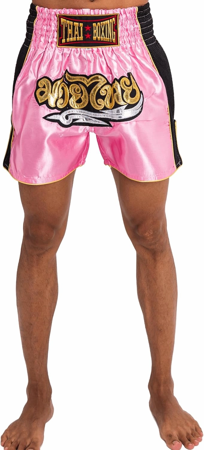 Muay Thai Shorts for Men Women Slim Cut MMA Boxing Shorts Training Kickboxing Clothing Martial Arts Trunks