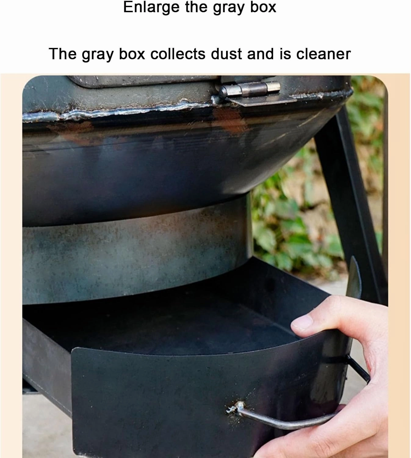 Multifunctional portable detachable wood stove, outdoor camping wood stove, mobile stove camping stove, Black, 617842