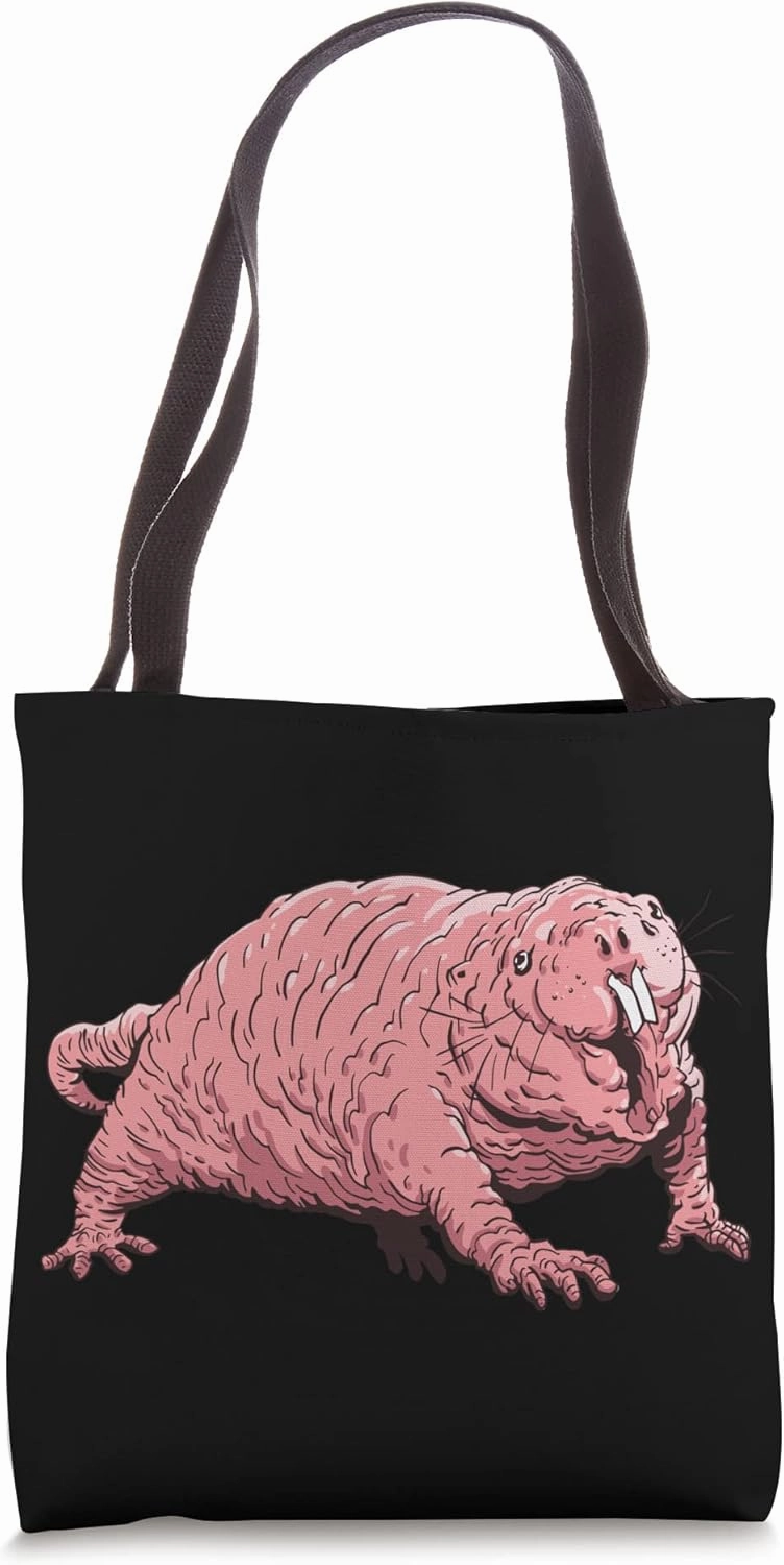 Naked Mole Rat Rodent Lovers Funny Naked Mole Lovers Tote Bag