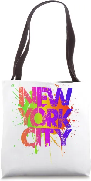 New York City NYC 5 Boroughs Big Apple Skyline ZOO York City Tote Bag