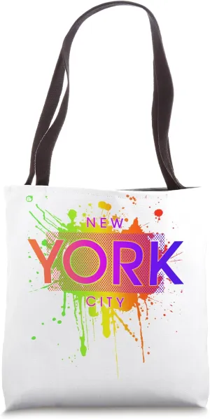 New York City NYC 5 Boroughs Big Apple Skyline ZOO York City Tote Bag