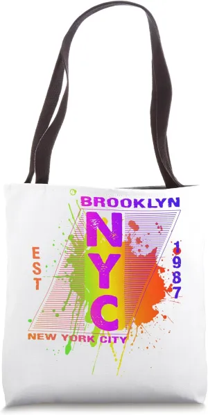 New York City NYC 5 Boroughs Big Apple Skyline ZOO York City Tote Bag