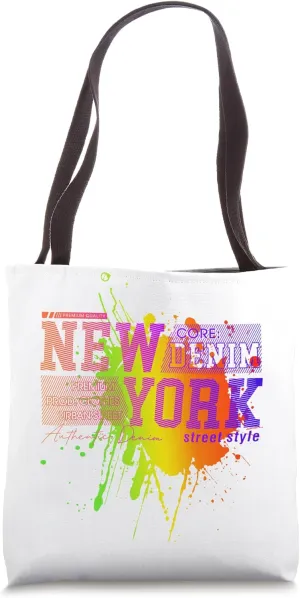 New York City NYC 5 Boroughs Big Apple Skyline ZOO York City Tote Bag