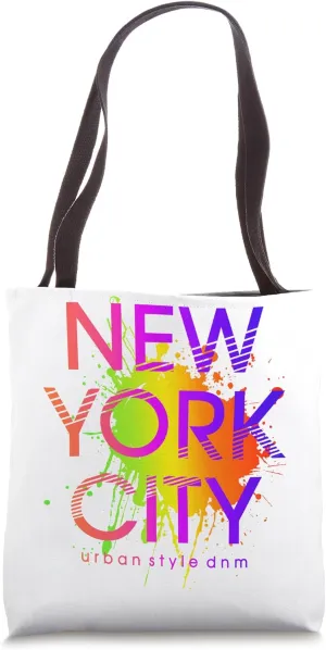 New York City NYC 5 Boroughs Big Apple Skyline ZOO York City Tote Bag