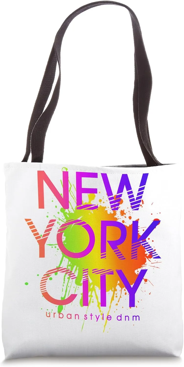 New York City NYC 5 Boroughs Big Apple Skyline ZOO York City Tote Bag