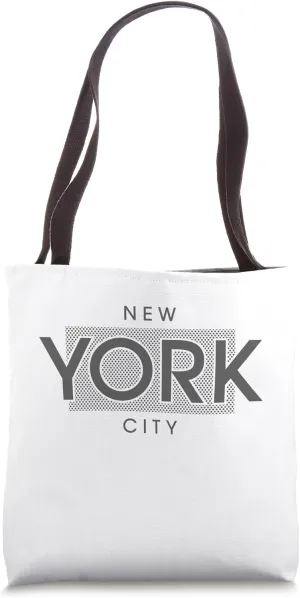 New York City NYC 5 Boroughs Big Apple Skyline ZOO York Tote Bag