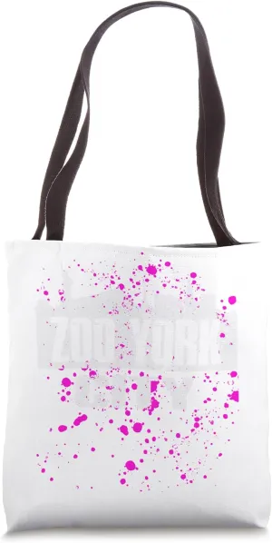 New York City NYC 5 Boroughs Big Apple Skyline ZOO York Tote Bag