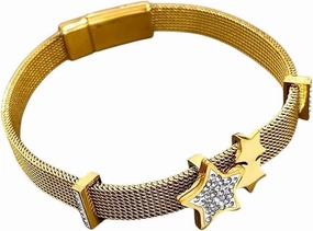 New 2025 Vintage Stainless Watch Strap Bracelet Adjustable Cuff Waterproof Bangle for Women Stackable Jewelry Fashion Trendy Accessories Creative Gift