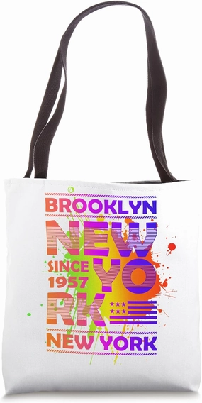 New York City NYC 5 Boroughs Big Apple Skyline ZOO York City Tote Bag