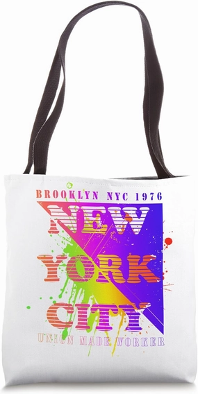 New York City NYC 5 Boroughs Big Apple Skyline ZOO York City Tote Bag