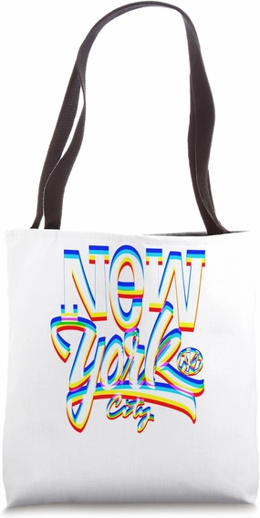 New York City NYC 5 Boroughs Big Apple Skyline ZOO York Tote Bag