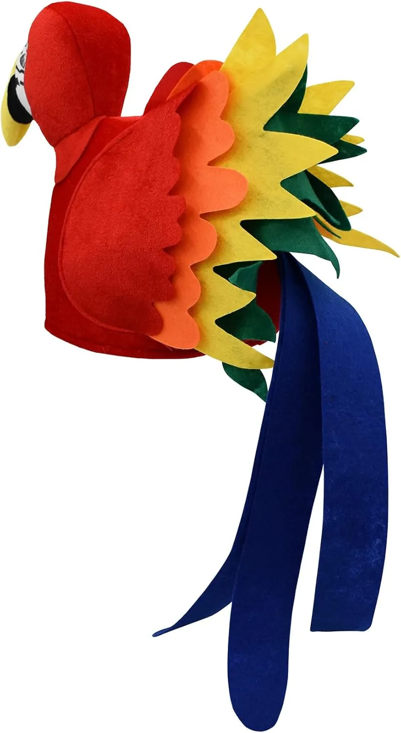 Nicky Bigs Novelties Adult Funny Plush Animal Hat Bird Themed Headwear Events Hilarious Costume for Men, Women & Teens