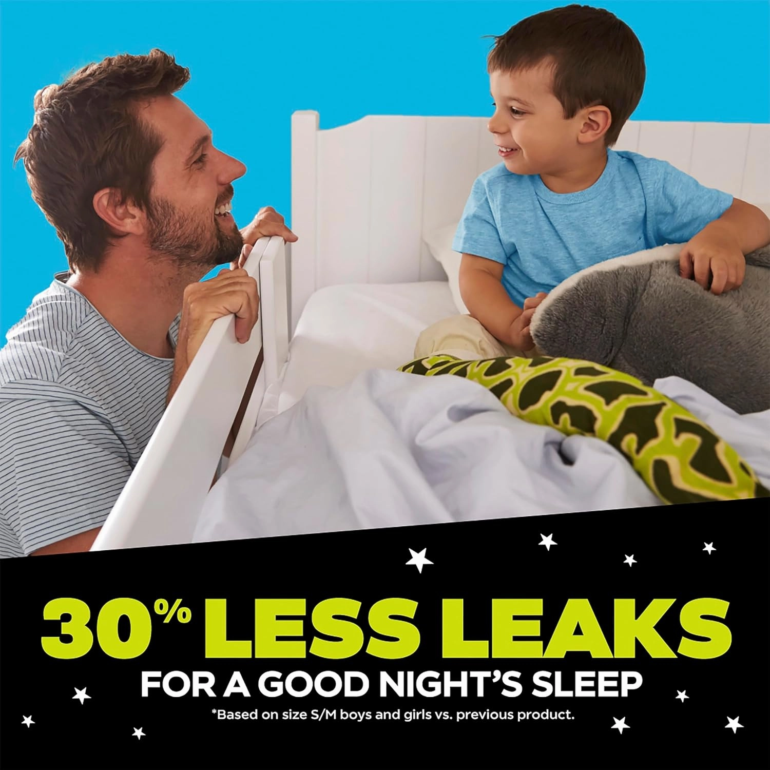 Ninjamas Boys Bedwetting Nighttime Underwear, Size S/M (38-70 lbs), 88 Count, Overnight Protection, Ultra Absorbent, Hypoallergenic