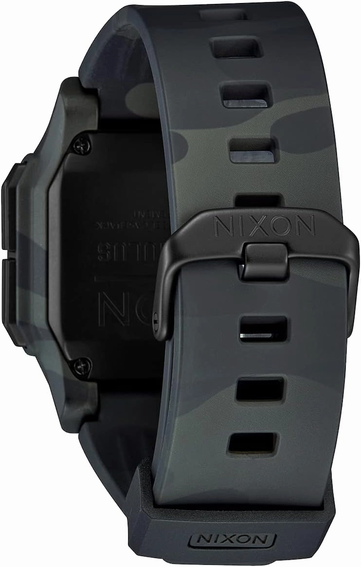 NIXON Regulus A1180 - 100m Water Resistant Men's Digital Sport Watch (46mm Watch Face, 29mm-24mm Pu/Rubber/Silicone Band)