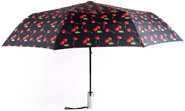 Nollia Windproof Automatic Travel Umbrella, Compact Portable with Reinforced Ribs for Sun & Rain