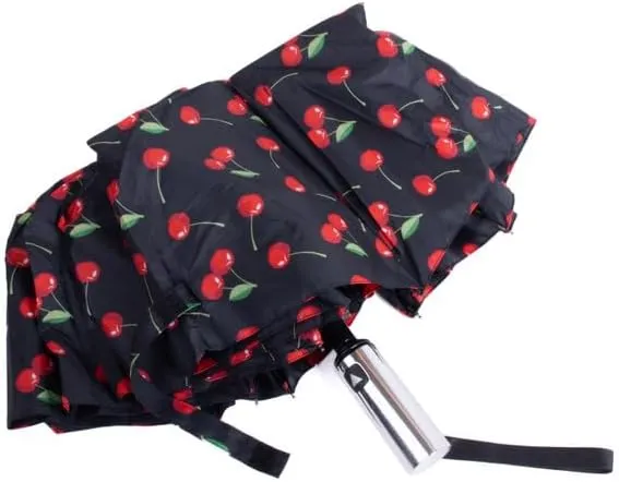 Nollia Windproof Automatic Travel Umbrella, Compact Portable with Reinforced Ribs for Sun & Rain