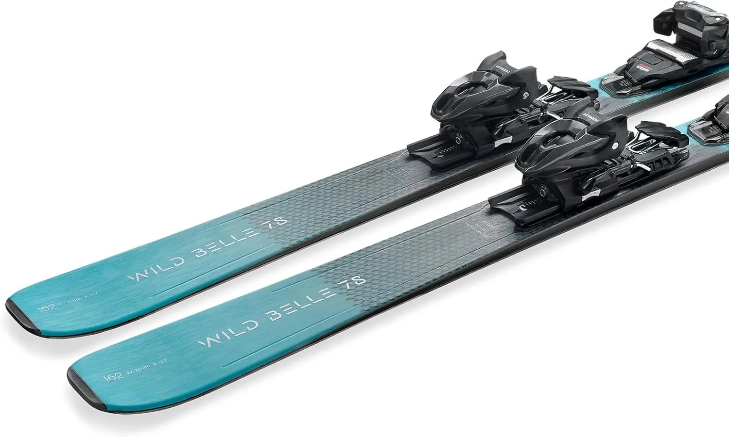 Nordica Women's Wild Belle 78 CA Stable Durable Maneuverable All Mountain Alpine Snow Skis with TP2 Compact 10 FDT Bindings