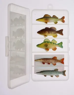 Northern Angler Collection - Educational Fish Figurines | Toy Bass, Pike, Walleye, Musky Replicas