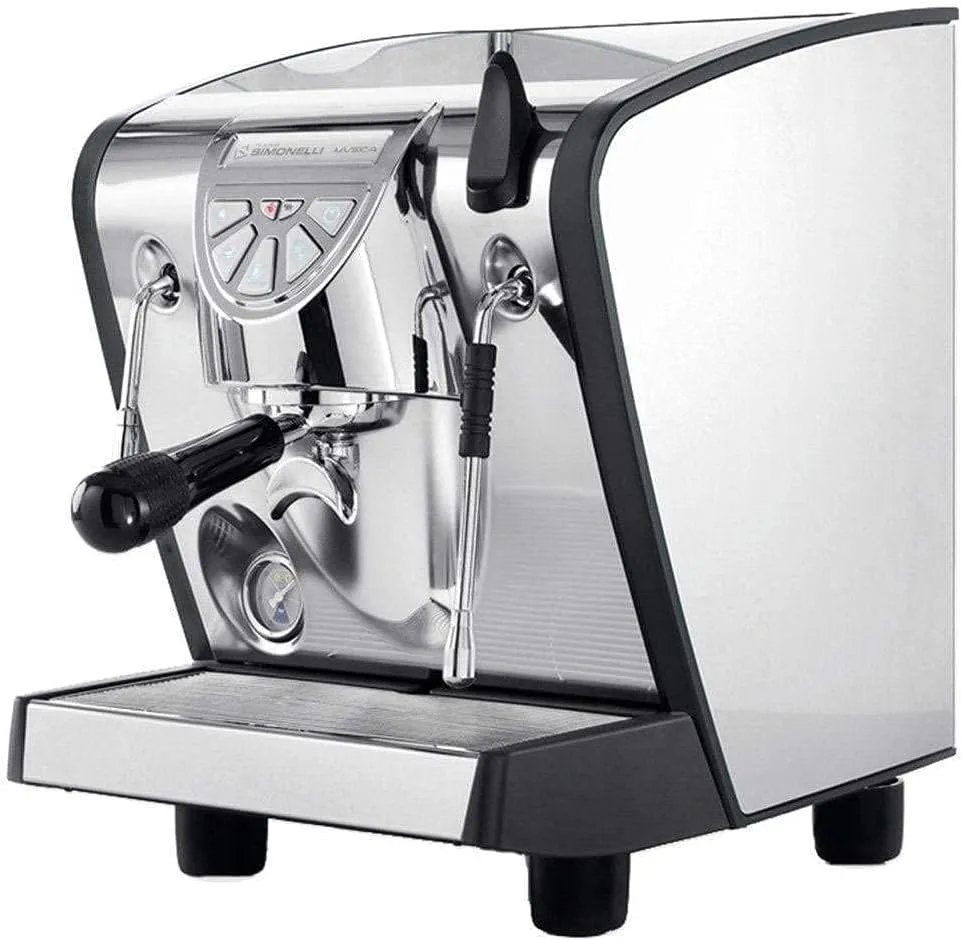 Nuova Simonelli Musica Stainless Steel Pour Over Espresso Machine w/ Black Lining