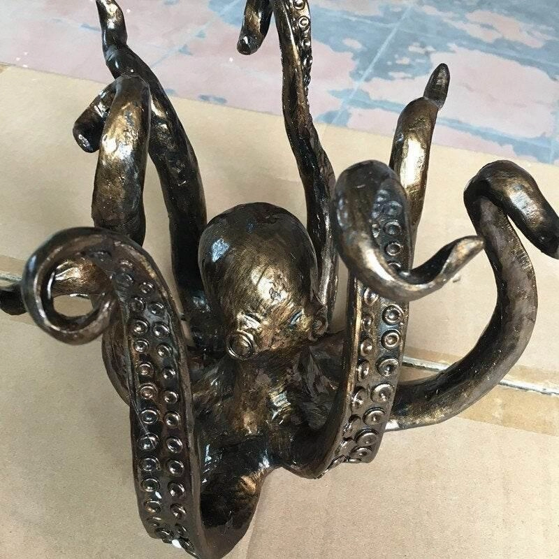Octopus Mug Holder - Resin Home Decor Accent