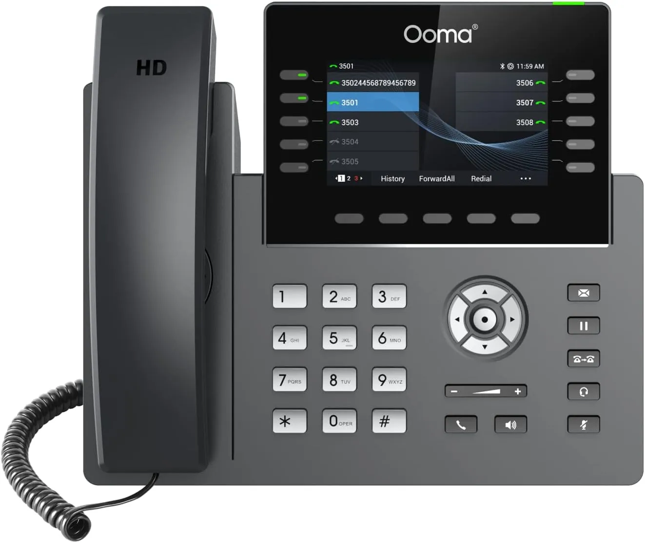 Ooma Office 2615W Wi-Fi Business IP Desk Phone. Works only with Ooma Office Cloud-Based VoIP Phone Service with Virtual Receptionist, Desktop and Mobile app, Videoconferencing. Subscription Required.