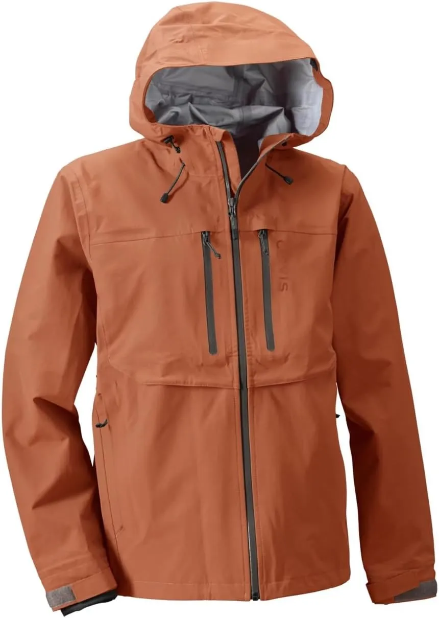 Orvis Men’s Clearwater Wading Jacket - Hooded 20K Waterproof Jackets for Men with Integrated Cuff System