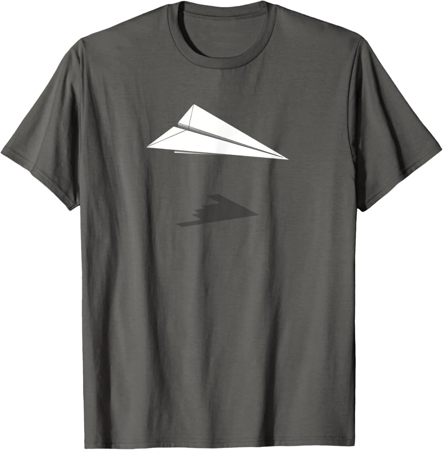 Paper Airplane Shadow B-2 Bomber T-Shirt