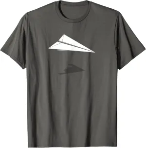 Paper Airplane Shadow B-2 Bomber T-Shirt