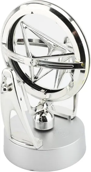Perpetual Motion Desk Toy, USB Magnetic Orbit Ornament Desktop Electronic Swinging Balance Ornament Perpetual Motion Rotation Model Orbital Newton Pendulum for Home Decor