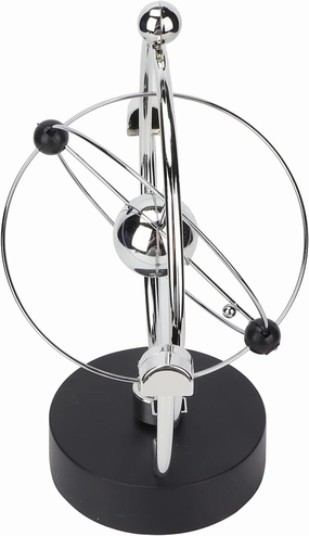 Perpetual Motion Machine Perpetual Motion Toy Art Asteroid Toy, Electric Astronomy Kit with Perpetual Motion, USB & Battery Powered, Material, Ideal for Decoration