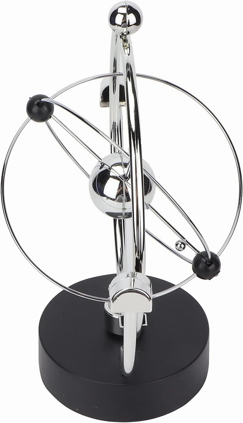 Perpetual Motion Machine Perpetual Motion Toy Art Asteroid Toy, Electric Astronomy Kit with Perpetual Motion, USB & Battery Powered, Material, Ideal for Decoration