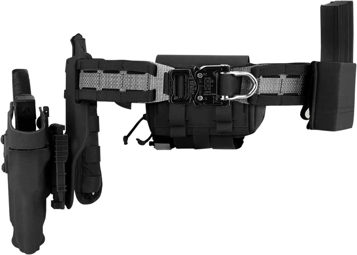 PETAC GEAR Tactical Belt Low Profile Molle Battle Cobra Belt Laser-Cut Tegris Rigid Shooting Gun Duty Belts