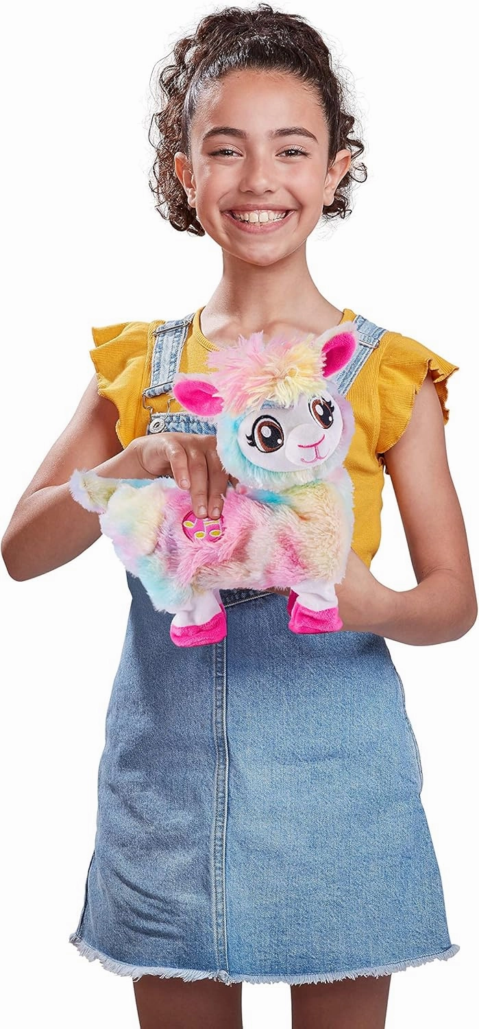 Pets Alive Rainbow Bonnie The Booty Shakin Llama Battery-Powered Dancing Robotic Toy by ZURU, 1 Count (Pack of 1)