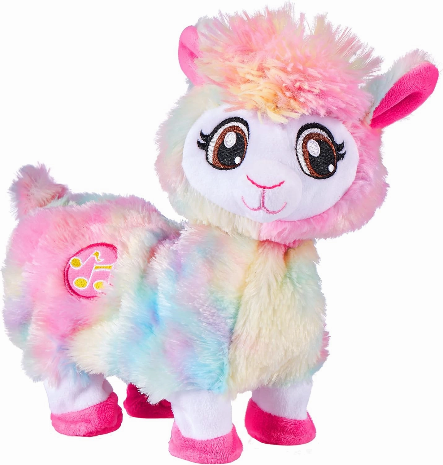 Pets Alive Rainbow Bonnie The Booty Shakin Llama Battery-Powered Dancing Robotic Toy by ZURU, 1 Count (Pack of 1)