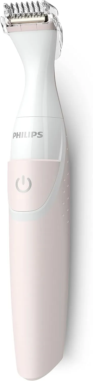 Philips Beauty Women's Bikini Trimmer and Precision Trimmer Special Edition Bundle, BRT387/90,Pink and White