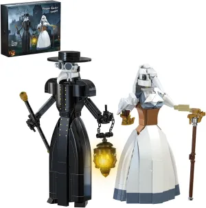 Plague Doctor Building Blocks Set - Medieval Themed Collectible Toy for Adults and Kids - Creative Construction Kit Gift for Boys and Girls (500Pcs)