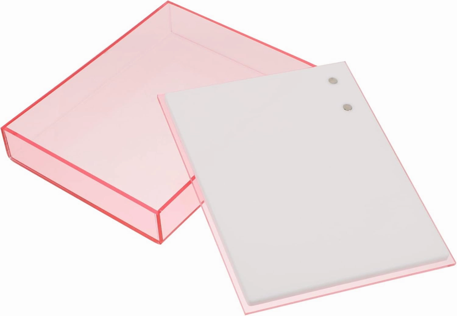 Portable Eyelash Storage Case Acrylic Lash Box for Easy Organization of False Eyelashes Lightweight and Compact Design for Travel Office and Everyday Use for Women and Girls