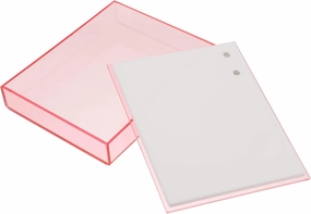 Portable Eyelash Storage Case Acrylic Lash Box for Easy Organization of False Eyelashes Lightweight and Compact Design for Travel Office and Everyday Use for Women and Girls