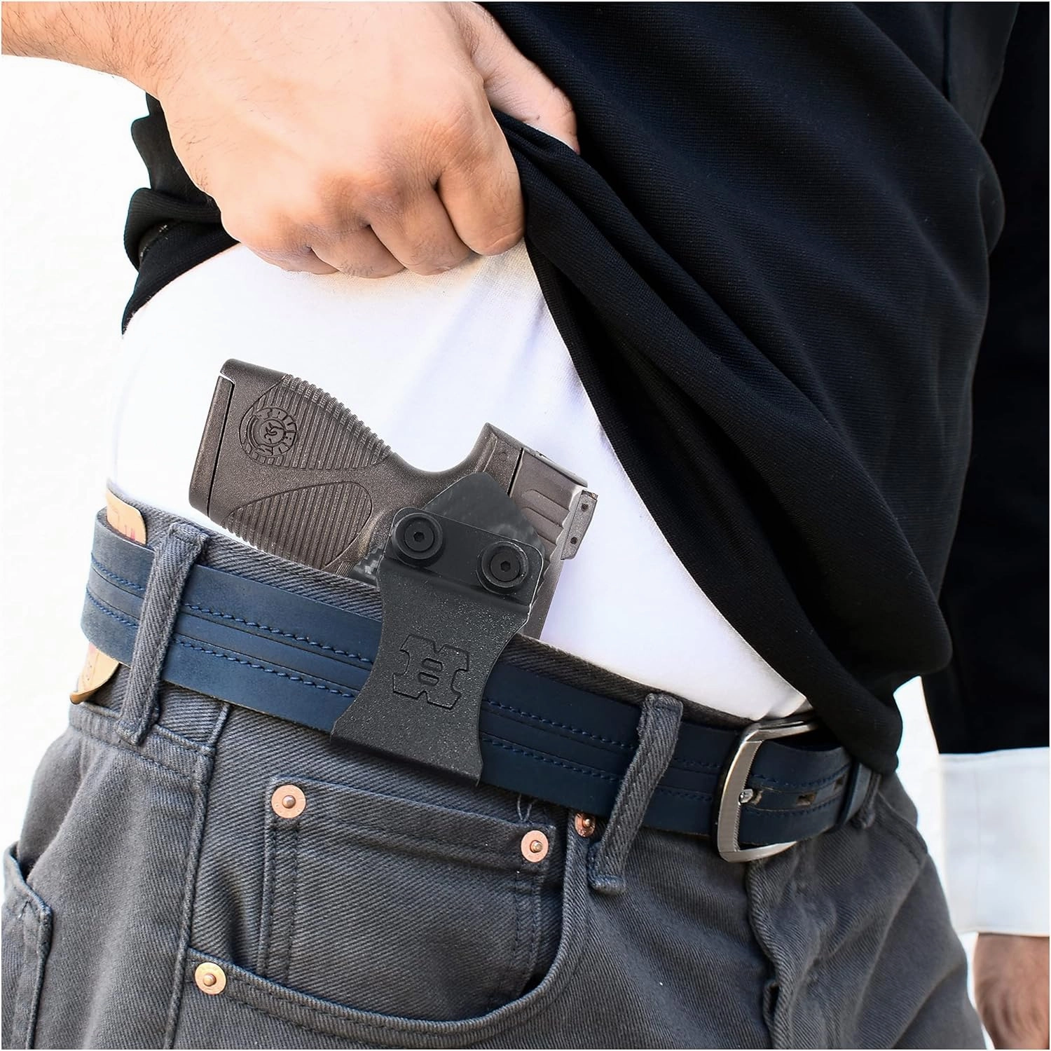 Premium IWH Kydex Holsters /Right Handed in Carbon Fiber by Houston Gun Holsters, LLC