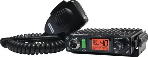 President Electronics BILL CB Radio, 40 Channels AM, 12 Volts, USB 5V/2.1A, Up/Down Channel Selector, Volume Adjustment and ON/OFF, Manual Squelch and ASC, Multi-functions LCD Display, S-meter
