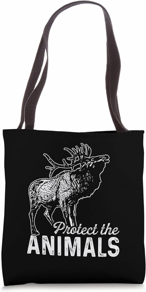 Protect The Animals Animal Lover Zoologist Zoo Keeper Zoo Tote Bag
