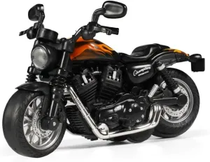 Pull Back Motorcycle Toys, Tiny Gift with Music Lighting, Retro Motorcycles Toy for Boys Kids Age 3 4 5 6 7 8 Year Old (Black)