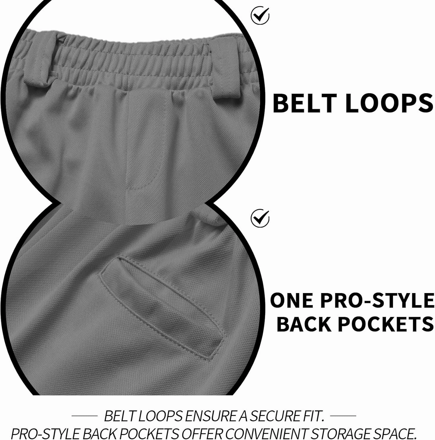 QBK 2T/3T/4T/5T to Youth Toddler Boys Baseball Pants Girl Softball Pants Kids Tee Ball Pants with Side Piping/Braid
