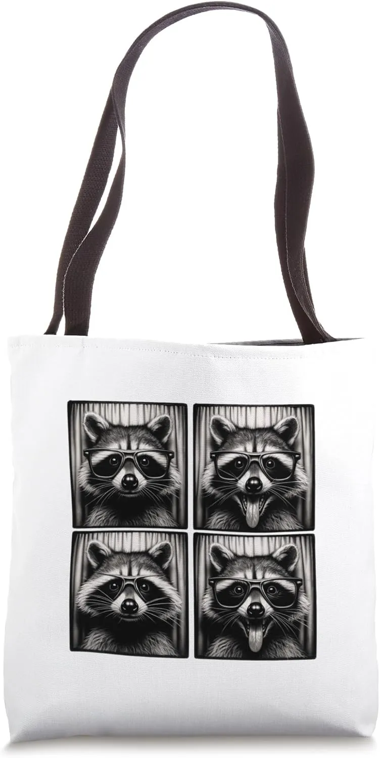 Racoon With Sunglasses stylish Zoo Lover Fun Tote Bag