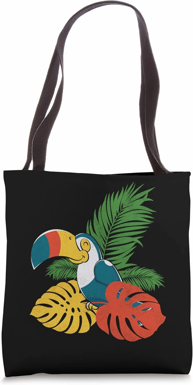 Rainforest Animal Tropical Bird Lover Cute Toucan Tote Bag