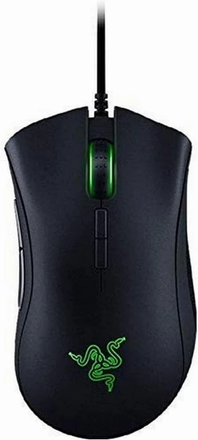 Razer DeathAdder Elite Gaming Mouse: 16,000 DPI Optical Sensor - Chroma RGB Lighting - 7 Programmable Buttons - Mechanical Switches - Rubber Side Grips - Matte Black