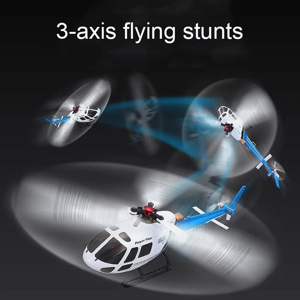 RC Helicopter for Adults Brushless Motors Direct-Drive 6CH RC Helicopters Adjustable Flight Controller, 3D/6G Mode Electric Remote Control Plane Gifts