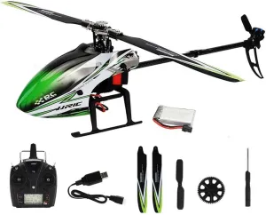 RC Helicopter for Adults Brushless Motors Direct-Drive 6CH RC Helicopters Adjustable Flight Controller, Flybarless, 200M Distance Remote Control Plane Gifts